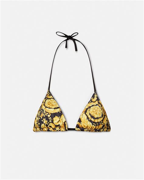 versace beachwear 2015|versace barocco bikini.